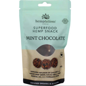 2DIE4 LIVE FOODS Hemptations Mint Chocolate 80g