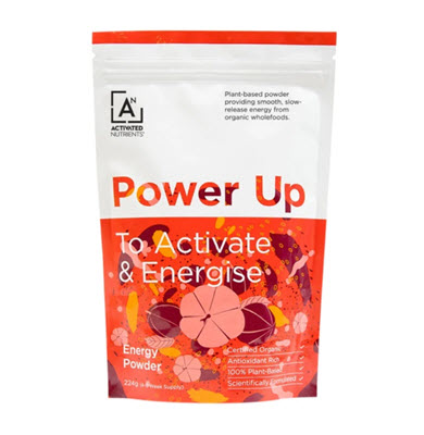 Activated Nutrients Power Up Energy Powder (To Activate & Energise) 224g