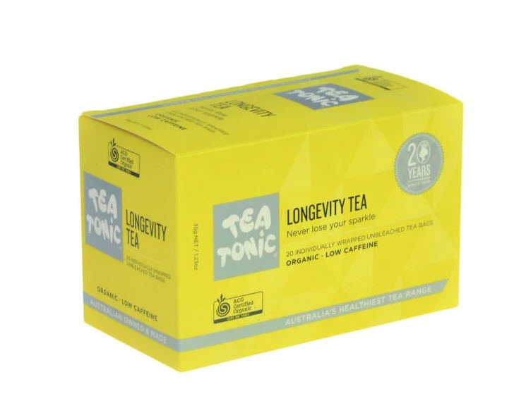 Tea Tonic Organic Longevity Tea x 20 Tea Bags