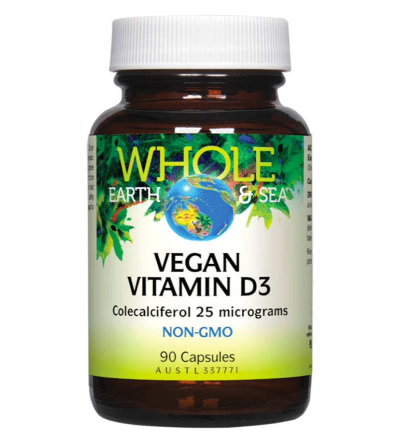 Whole Earth Sea Vegan Vitamin D3 90c